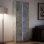 Sideboard mit LED-Beleuchtung, Holzoptik in Grau-Beton, 74x32,5x200 cm. von , Sideboards - Ref: Foro24-3307894, Preis: 168,64...