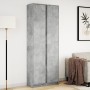Aparador con LED madera ingeniería gris hormigón 74x32,5x200 cm de , Aparadores - Ref: Foro24-3307894, Precio: 170,16 €, Desc...