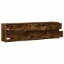 Mueble de TV LED madera ingeniería roble ahumado 180x34x50 cm de , Muebles TV - Ref: Foro24-3307930, Precio: 162,60 €, Descue...