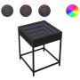 Mesita de noche con Infinity LED negra 40x40x51 cm de , Mesas de centro - Ref: Foro24-847672, Precio: 60,89 €, Descuento: %