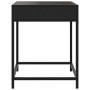 Mesita de noche con Infinity LED negra 40x40x51 cm de , Mesas de centro - Ref: Foro24-847672, Precio: 60,89 €, Descuento: %