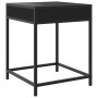 Mesita de noche con Infinity LED negra 40x40x51 cm de , Mesas de centro - Ref: Foro24-847672, Precio: 60,89 €, Descuento: %