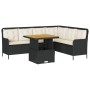 Set de sofás de jardín 2 piezas y cojines ratán sintético negro de , Conjuntos de jardín - Ref: Foro24-3262079, Precio: 447,0...