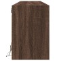 Mueble de TV de pared con LED marrón roble 180x31x45 cm de , Muebles TV - Ref: Foro24-3307939, Precio: 168,72 €, Descuento: %
