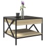 Mesa de centro con Infinity LED roble Sonoma 50x50x38 cm de , Mesas de centro - Ref: Foro24-847698, Precio: 77,37 €, Descuent...