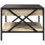 Mesa de centro con Infinity LED roble Sonoma 50x50x38 cm de , Mesas de centro - Ref: Foro24-847698, Precio: 77,37 €, Descuent...