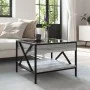 Mesa de centro con Infinity LED gris Sonoma 50x50x38 cm de , Mesas de centro - Ref: Foro24-847700, Precio: 75,58 €, Descuento: %