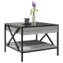 Mesa de centro con Infinity LED gris Sonoma 50x50x38 cm de , Mesas de centro - Ref: Foro24-847700, Precio: 76,35 €, Descuento: %