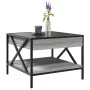 Mesa de centro con Infinity LED gris Sonoma 50x50x38 cm de , Mesas de centro - Ref: Foro24-847700, Precio: 75,58 €, Descuento: %