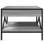 Mesa de centro con Infinity LED gris Sonoma 50x50x38 cm de , Mesas de centro - Ref: Foro24-847700, Precio: 75,58 €, Descuento: %