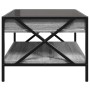 Mesa de centro con Infinity LED gris Sonoma 50x50x38 cm de , Mesas de centro - Ref: Foro24-847700, Precio: 76,35 €, Descuento: %