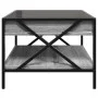 Mesa de centro con Infinity LED gris Sonoma 50x50x38 cm de , Mesas de centro - Ref: Foro24-847700, Precio: 75,58 €, Descuento: %