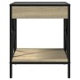 Mesa de centro con Infinity LED roble Sonoma 40x40x49 cm de , Mesas de centro - Ref: Foro24-847693, Precio: 66,40 €, Descuent...