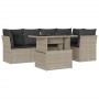 Set de sofás de jardín 6 pzas y cojines ratán sintético gris de , Conjuntos de jardín - Ref: Foro24-3266572, Precio: 458,87 €...