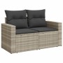 Set de sofás de jardín 7 pzas con cojines ratán PE gris claro de , Conjuntos de jardín - Ref: Foro24-3267302, Precio: 536,26 ...