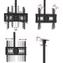 Soporte techo TV pantalla 32''-65'' Max VESA 400x400 mm 40 kg de , Soportes para monitores y televisor - Ref: Foro24-379576, ...