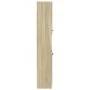 Armario de baño madera ingeniería roble Sonoma 32x34x188,5 cm de , Muebles de baño - Ref: Foro24-849656, Precio: 74,11 €, Des...