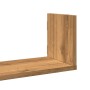 Estantes de pared 3 uds madera ingeniería artisian 58x18x18 cm de , Estantes y estanterías - Ref: Foro24-853289, Precio: 30,1...