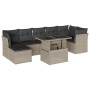 Set de sofás de jardín 8 pzas y cojines ratán sintético gris de , Conjuntos de jardín - Ref: Foro24-3266752, Precio: 591,34 €...
