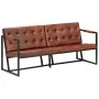 Dreisitzer-Sofa aus echtem braunem Ziegenleder. von , Sofas - Ref: Foro24-288284, Preis: 503,77 €, Rabatt: %