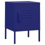 Mesita de noche acero azul marino 35x35x51 cm de , Mesitas de noche - Ref: Foro24-336208, Precio: 72,16 €, Descuento: %