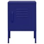 Mesita de noche acero azul marino 35x35x51 cm de , Mesitas de noche - Ref: Foro24-336208, Precio: 72,16 €, Descuento: %