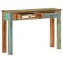 Mesa consola madera maciza reciclada 110x30x75 cm de , Mesas auxiliares - Ref: Foro24-352781, Precio: 212,13 €, Descuento: %
