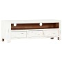 Mueble de TV de madera maciza de acacia 120x30x40 cm de , Muebles TV - Ref: Foro24-247746, Precio: 144,69 €, Descuento: %