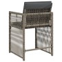 Sillones de jardín con cojines 4 uds ratán sintético gris de , Sillas de jardín - Ref: Foro24-365036, Precio: 197,21 €, Descu...