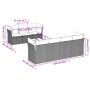 Set de sofás de jardín 8 pzas y cojines ratán sintético gris de , Conjuntos de jardín - Ref: Foro24-3217282, Precio: 574,17 €...