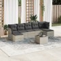 Set de sofás de jardín 8 pzas y cojines ratán sintético gris de , Conjuntos de jardín - Ref: Foro24-3218042, Precio: 515,50 €...