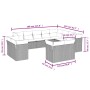 Set de sofás de jardín 12 pzas y cojines ratán sintético gris de , Conjuntos de jardín - Ref: Foro24-3218532, Precio: 915,70 ...