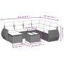 Set de sofás de jardín 8 pzas y cojines ratán sintético gris de , Conjuntos de jardín - Ref: Foro24-3254049, Precio: 555,98 €...