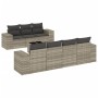 Set de sofás de jardín 8 pzas y cojines ratán sintético gris de , Conjuntos de jardín - Ref: Foro24-3254669, Precio: 586,85 €...
