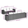 Set de sofás de jardín 8 pzas y cojines ratán sintético gris de , Conjuntos de jardín - Ref: Foro24-3254669, Precio: 586,85 €...