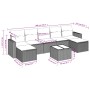 Set de sofás de jardín 8 pzas y cojines ratán sintético gris de , Sofás modulares de exterior - Ref: Foro24-3251689, Precio: ...
