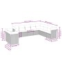 Set sofás jardín 10 pzas con cojines ratán sintético gris claro de , Conjuntos de jardín - Ref: Foro24-3217862, Precio: 705,1...