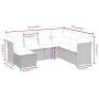 Set de sofás de jardín 7 pzas con cojines ratán PE gris claro de , Conjuntos de jardín - Ref: Foro24-3263218, Precio: 489,41 ...