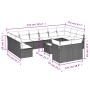 Set sofás de jardín con cojines 13 piezas ratán sintético gris de , Conjuntos de jardín - Ref: Foro24-3218442, Precio: 903,16...