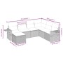 Set de sofás de jardín 7 pzas con cojines ratán PE gris claro de , Conjuntos de jardín - Ref: Foro24-3263838, Precio: 487,05 ...