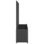 Jardinera con enrejado PP negro 160x40x140 cm de , Maceteros y jardineras - Ref: Foro24-367873, Precio: 231,38 €, Descuento: %