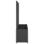 Jardinera con enrejado PP negro 160x40x140 cm de , Maceteros y jardineras - Ref: Foro24-367873, Precio: 222,64 €, Descuento: %