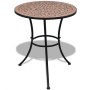 Mesa de bistro de mosaico terracota 60 cm de vidaXL, Mesas de jardín - Ref: Foro24-41528, Precio: 94,63 €, Descuento: %