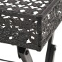 Mesa de centro plegable estilo vintage metal 58x35x72 cm negro en Mesas auxiliares | Comprar online en Foru.es