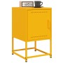 Mesitas de noche 2 uds acero amarillo mostaza 36x39x60,5 cm de , Mesitas de noche - Ref: Foro24-846453, Precio: 94,73 €, Desc...