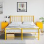 Mesitas de noche 2 uds acero amarillo mostaza 36x39x60,5 cm de , Mesitas de noche - Ref: Foro24-846453, Precio: 94,73 €, Desc...