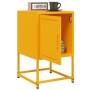 Mesitas de noche 2 uds acero amarillo mostaza 36x39x60,5 cm de , Mesitas de noche - Ref: Foro24-846453, Precio: 94,73 €, Desc...