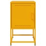 Mesitas de noche 2 uds acero amarillo mostaza 36x39x60,5 cm de , Mesitas de noche - Ref: Foro24-846453, Precio: 94,73 €, Desc...