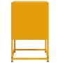 Mesitas de noche 2 uds acero amarillo mostaza 36x39x60,5 cm de , Mesitas de noche - Ref: Foro24-846453, Precio: 94,73 €, Desc...