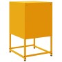 Mesitas de noche 2 uds acero amarillo mostaza 36x39x60,5 cm de , Mesitas de noche - Ref: Foro24-846453, Precio: 94,73 €, Desc...